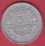 France 5 Francs Lavrillier Aluminium - 1946 B - Autres & Non Classés