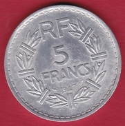 France 5 Francs Lavrillier Aluminium - 1947 - Andere & Zonder Classificatie