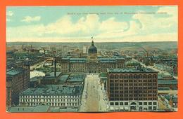 CPA Indianapolis " Bird's Eye View Looking West From Of Monument " LJCP 40 - Indianapolis