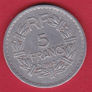 France 5 Francs Lavrillier Aluminium - 1952 - Andere & Zonder Classificatie