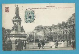 CPA - 582 TOUT PARIS - Station Du Métropolitain Place De La République (IIIème Et Xème) - Ed. FLEURY - District 03