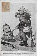 CPA 9X14 Franc Maçonnerie Maçonnique Masonic Franc Maçon Satirique Caricature Fiches KAISER Germany Orens Circulé - Philosophie & Pensées