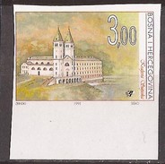 1995 23 STORIA FRANZISKANER KLOSTER KRALJEVA SUTJESKA   BOSNIEN HERZEGOWINA KROATISCHE POST   RRR IMPERFORATE MNH - Abbeys & Monasteries