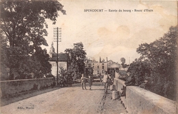 55-SPINCOURT- ENTREE DU BOURG , ROUTE D'ETAIN - Spincourt