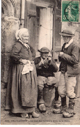 29....FINISTERE.......CHATEAUNEUF DU FAOU....LE CLUB DES VIEUX A LA HALLE - Châteauneuf-du-Faou