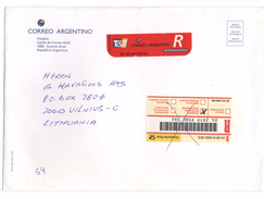 ARGENTINA Postal History Bedarfsbrief AR 037 SERVICE Of Post - Covers & Documents