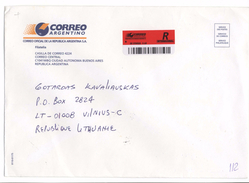 ARGENTINA Postal History Bedarfsbrief AR 038 SERVICE Of Post - Brieven En Documenten