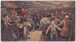 Russia USSR 1927 "The Attempt On V.I. Lenin In 1918" From The Artist V.N. Pchelin - Lettres & Documents