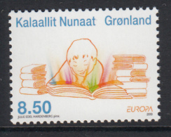 Greenland MNH 2010 Scott #563 8.50k Child Reading Books - EUROPA - Unused Stamps