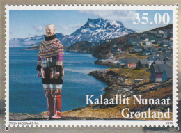 Greenland MNH 2010 Scott #570 35k Queen Margrethe II 70th Birthday - Nuevos