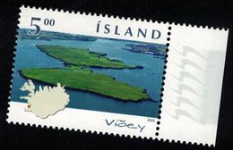 Islande 2005 Avec Gomme Viðey Île Côtière De Videy Bord De Feuille - Neufs