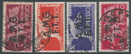 1947-48 TRIESTE A ESPRESSO USATO DEMOCRATICA 4 VALORI - L18 - Posta Espresso