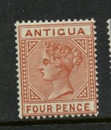 Antigua  1886 4p Victoria Issue #16 MH - 1858-1960 Colonia Británica