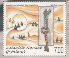 Greenland MNH 2011 Scott #597 7k Painting By Naja Rosing-Asvid Contemporary Art - Nuovi