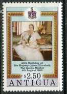 Antigua  1980 $2.50 Queen Mother Issue #585 MNH - 1858-1960 Kolonie Van De Kroon