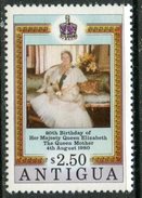 Antigua  1980 $2.50 Queen Mother Issue #585 MNH - 1858-1960 Colonie Britannique