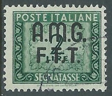 1947-49 TRIESTE A SEGNATASSE USATO 2 LIRE - LL1 - Postage Due