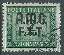 1947-49 TRIESTE A SEGNATASSE USATO 2 LIRE - LL5 - Segnatasse