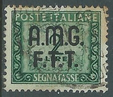 1947-49 TRIESTE A SEGNATASSE USATO 2 LIRE - LL9 - Postage Due