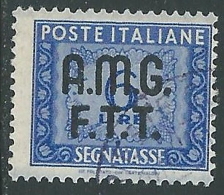 1947-49 TRIESTE A SEGNATASSE USATO 6 LIRE - LL1 - Segnatasse