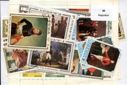 Lot 50 Timbres Thème Napoléon - Lots & Kiloware (mixtures) - Max. 999 Stamps