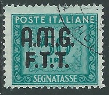 1947-49 TRIESTE A SEGNATASSE USATO 50 LIRE - LL4 - Segnatasse