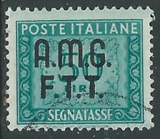 1947-49 TRIESTE A SEGNATASSE USATO 50 LIRE - LL5 - Portomarken