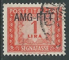 1949-54 TRIESTE A SEGNATASSE USATO 1 LIRA - LL5 - Postage Due