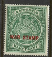 Antigua 1917 1/2p  War Tax Issue #MR2 - 1858-1960 Colonia Británica