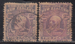 2d X 2 Used 1909, New Zealand - Gebraucht