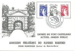 NORD - 59 - COUDEKERQUE BRANCHE - Correspondance Philatélique - Entrée Du Fort Castelnau - Coudekerque Branche