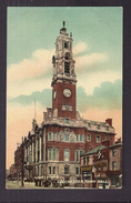 CPA ANGLETERRE - COLCHESTER - Town Hall - TB PLAN EDIFICE PUBLIC CENTRE VILLE ANIMATION - Colchester