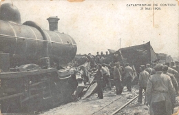 CATASTROPHE DE CONTICH  21 MAI 1908  ACCIDENT DE CHEMIN DE FER - Kontich