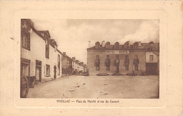 56-MUZILLAC- PLACE DU MARCHE ET RUE DU COUVENT - Muzillac