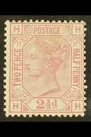 1880 2½d Rosy Mauve Plate 17, Wmk Orb, SG 141, Mint Large Part OG With Lovely Colour & Full Perfs,... - Other & Unclassified