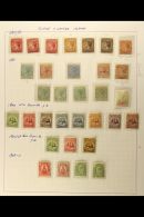 QV TO KGVI ATTRACTIVE MINT COLLECTION In Hingeless Mounts On Album Leaves. Note 1867 1d No Wmk And 1873 1d Wmk... - Turks And Caicos