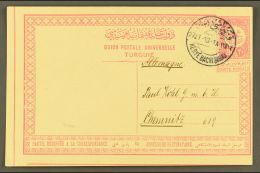 USED IN IRAQ 1913 20pa Postal Stationery Postcard Addressed To Germany, Cancelled By "KERYE BACHI (BAGDAD)"... - Altri & Non Classificati