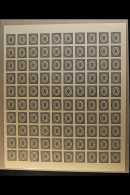 STOCKHOLM LOCAL STAMPS 1930 (3o) Black Officially Authorized Reprints Of The 1856-58 Issue Printed From The... - Other & Unclassified