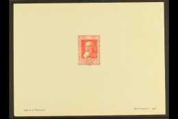 GOYA - HELIO VAUGIRARD PROOF 1948 Helio-Vaugirard Sample Die Proof Of The 1930 25c Carmine-red Franciso Goya (SG... - Other & Unclassified