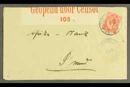 1918 (27 Mar) Env To Swakopmund Bearing 1d Union Tied By Fine "KALKFELD" Cds Cancel, Putzel Type B2 Oc, With... - South West Africa (1923-1990)