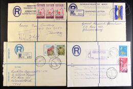REGISTERED ENVELOPES 1962-78 Commercially Used Assembly With Most Between 1965 And 1973, Bearing Various... - Unclassified