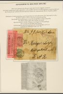 NATAL 1899-1901 Boer War Censored Covers Or Cards Collection, Written Up On Pages, Incl. To Transvaal, Lourenco... - Unclassified
