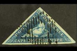 CAPE OF GOOD HOPE 4d Deep Blue On Deeply Blued Paper, SG 2, Very Fine Used With 3 Huge Margins. For More Images,... - Unclassified