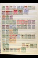 1903-1951 COLLECTION On A Two-sided Stock Page, Mint & Used, Inc 1903 (June) Opts At Top Set (top Values... - Somaliland (Protettorato ...-1959)