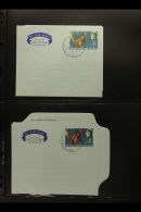 1969 8c Aerogramme "Night Fishing" MISSING BROWN Colour, Very Fine Cto Used (Honaria Cds). With Normal For... - British Solomon Islands (...-1978)