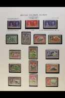 1937-51 KGVI FINE MINT COLLECTION Complete Basic Run Of KGVI Period Issues, Plus 1940 Postage Dues Set, SG 57/80,... - Isole Salomone (...-1978)