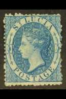 1860 (4d) Blue, SG 2, Star Watermark, Fine Mint With OG. Lovely (1 Stamp) For More Images, Please Visit... - St.Lucia (...-1978)