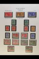 1937-52 KGVI FINE MINT COLLECTION Complete Basic Run Of KGVI Issues, Incl. Defins Many Additional Perfs, Shades... - St.Kitts E Nevis ( 1983-...)