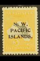 1916 5s Grey And Yellow 2nd Wmk Roo, SG 92, Very Fine Mint. For More Images, Please Visit... - Papua New Guinea