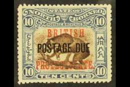 POSTAGE DUE 1902-12 10c Brown And Slate- Blue, SG D45, Fine Mint. For More Images, Please Visit... - Borneo Del Nord (...-1963)